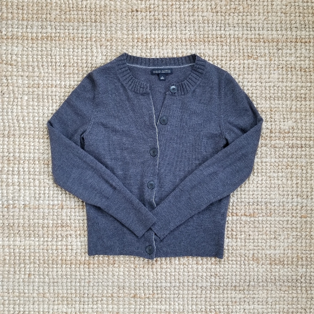Banana Republic Grey Wool Cardigan